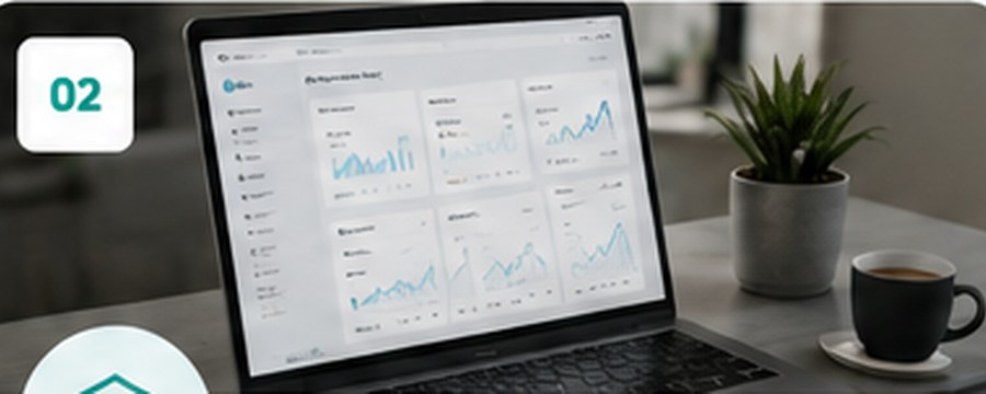 Tableau de bord application web professionnel